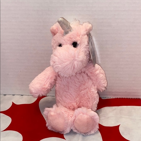 NEW! 2- Cuddly Friends Pink Unicorn Stuffed Animal - Picture 3 of 9